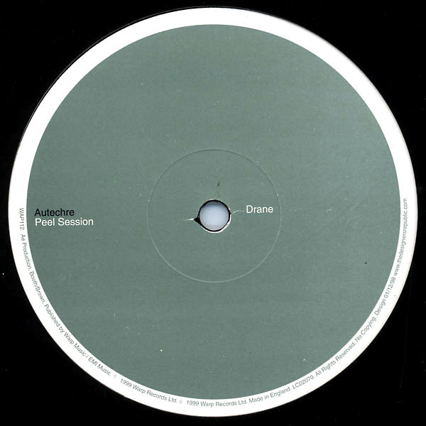 Autechre - Peel Session - Used Vinyl Record 12" image 4