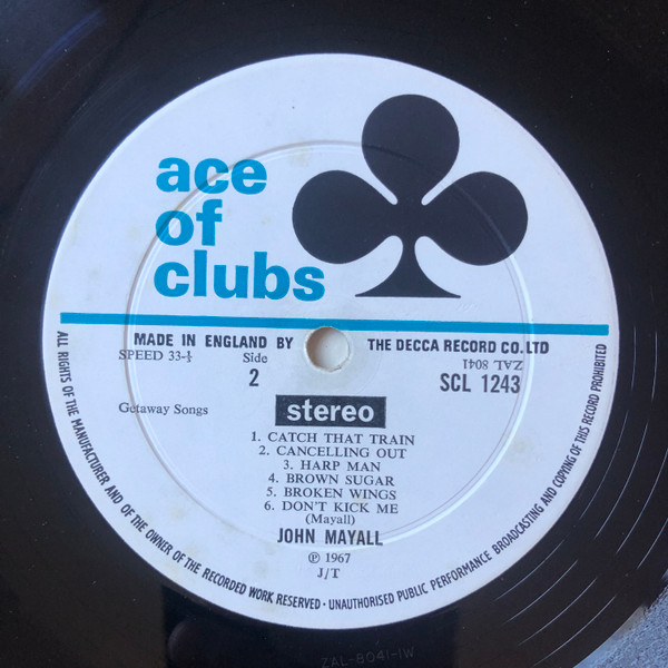 John Mayall - Blues Alone - Used Vinyl Record image 4