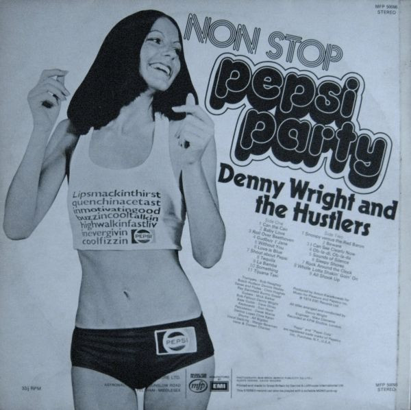 Denny Wright And The - Non Stop Pepsi Party - Used Vinyl Record image 2
