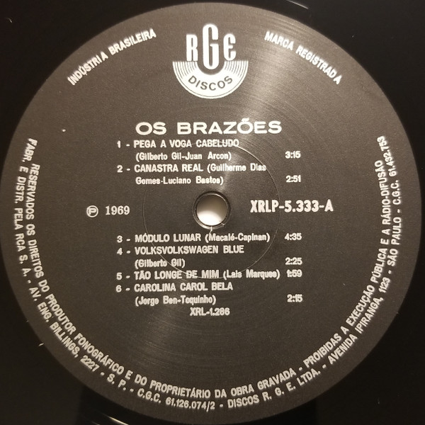 Os Brazoes - Vinyl Record image 3