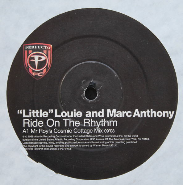 Louie Vega - Ride On The Rhythm - Used Vinyl Record 12" image 3