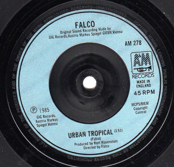 Falco - Rock Me Amadeus - Used Vinyl Record 7" image 4
