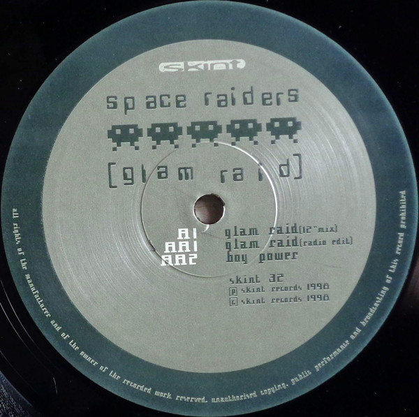 Space Raiders - Glam Raid - Used Vinyl Record 12" image 4