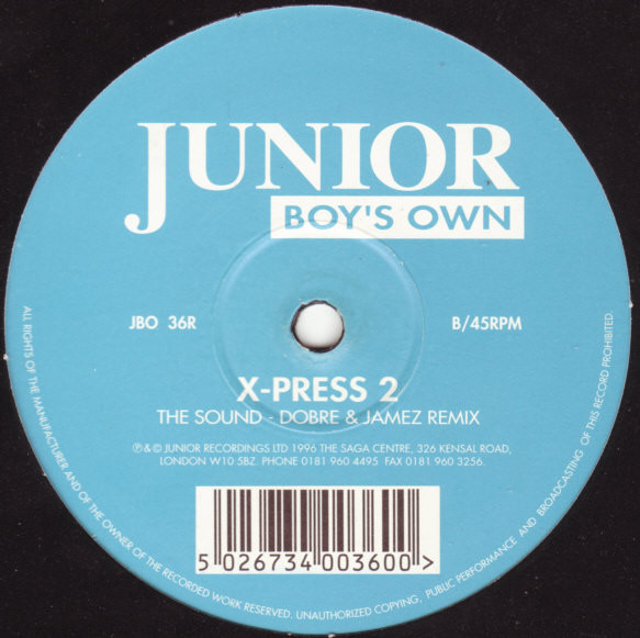 X-Press 2 - Sound (Remixes) - Used Vinyl Record 12" image 3