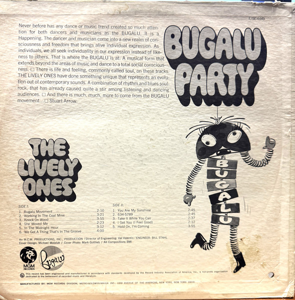 Lively Ones - Bugalu Party - Used Vinyl Record image 2
