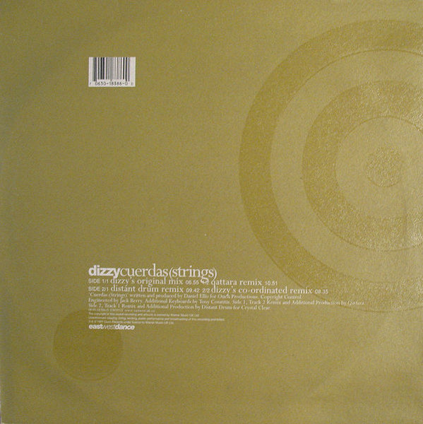Dizzy - Cuerdas (Strings) - Used Vinyl Record 12" image 2