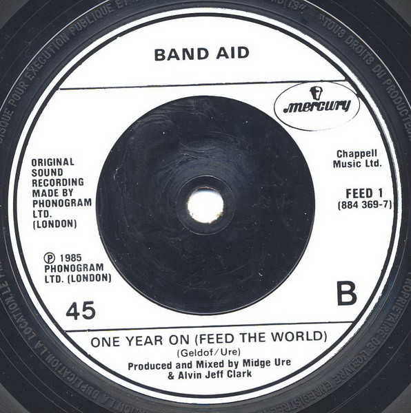 Band Aid - Do They Know It's Christmas? - Used Vinyl Record 7" image 4