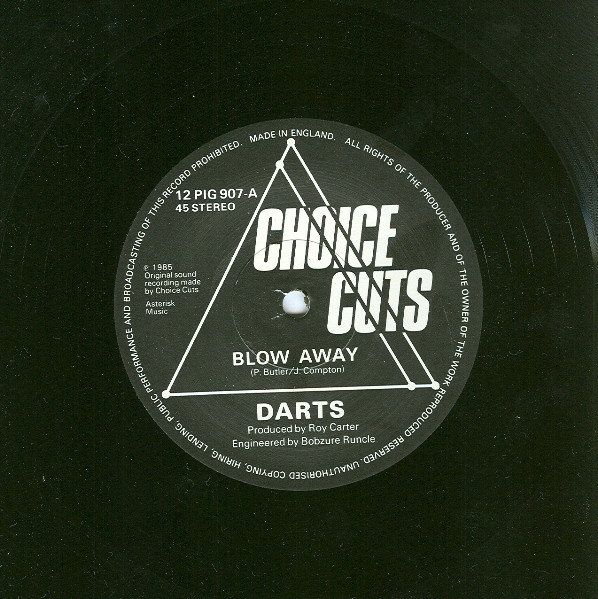 Darts - Blow Away - Used Vinyl Record 12" image 2