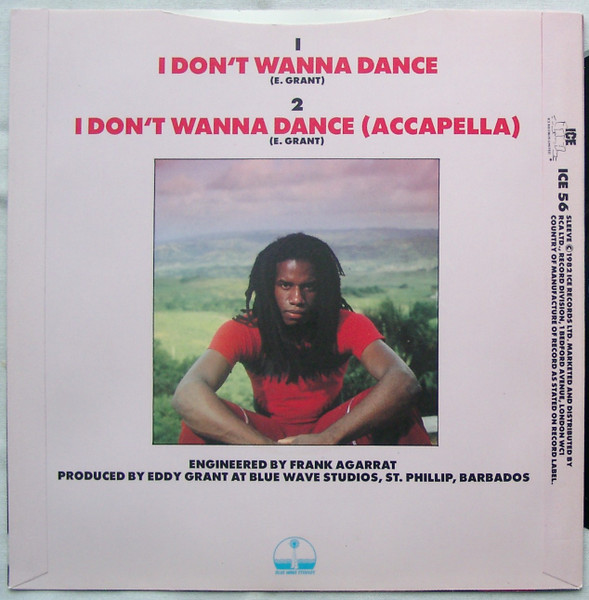 Eddy Grant - I Don't Wanna Dance - Used Vinyl Record 7" image 2