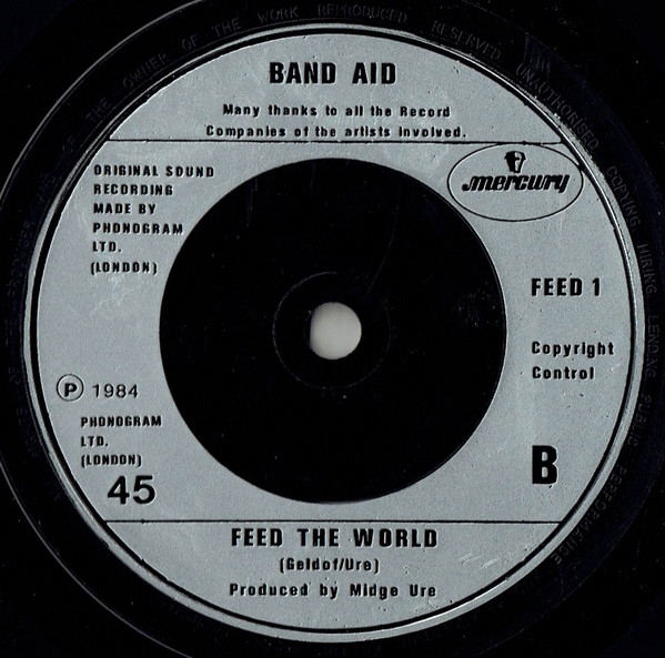 Band Aid - Do They Know It's Christmas? - Used Vinyl Record 7" image 4