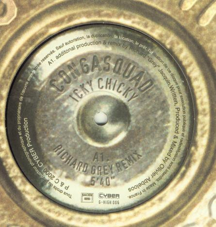 Conga Squad - Icky Chicky - Used Vinyl Record 12" image 2