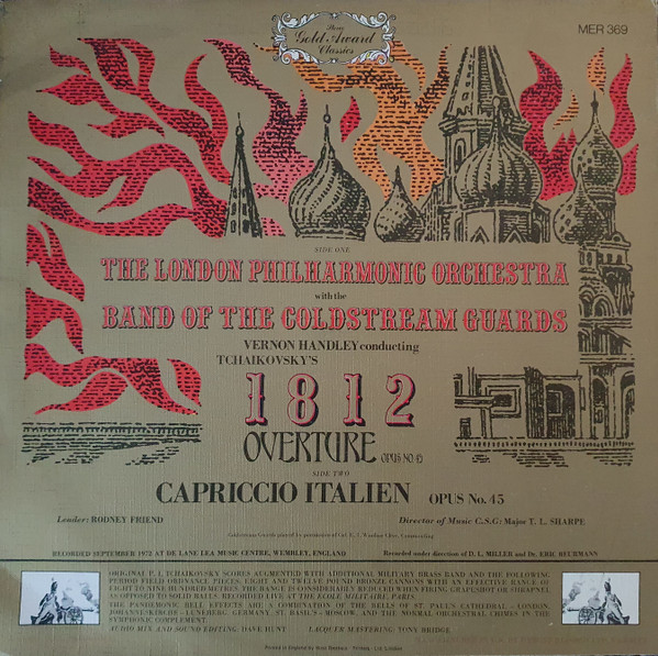 Pyotr Ilyich Tchaiko - 1812 Overture / Capriccio Italien, Opus No. 4 image 2