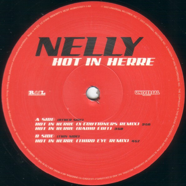 Nelly - Hot In Herre - Used Vinyl Record 12" image 4