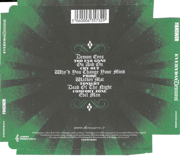 Answer - Everyday Demons - Used CD image 2