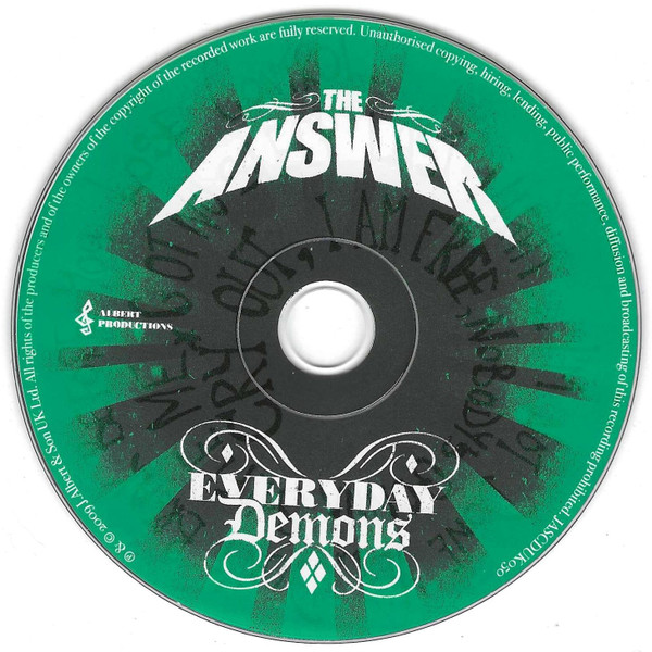 Answer - Everyday Demons - Used CD image 3