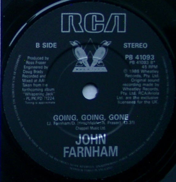 John Farnham - You're The Voice - Used Vinyl Record 7" image 3