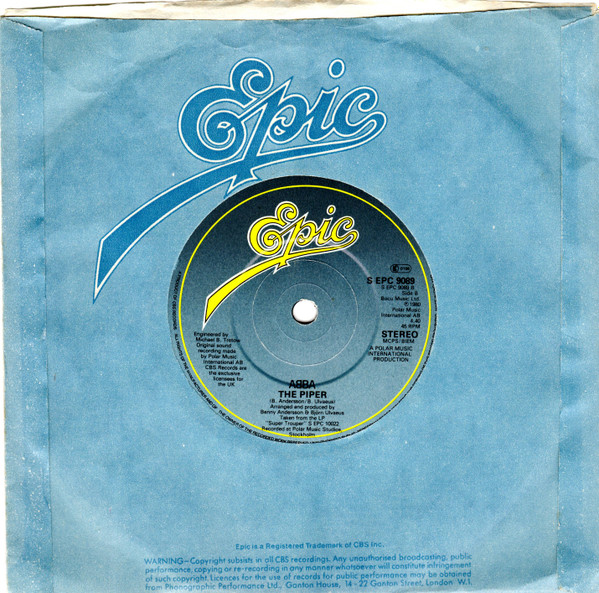 ABBA - Super Trouper - Used Vinyl Record 7" image 2