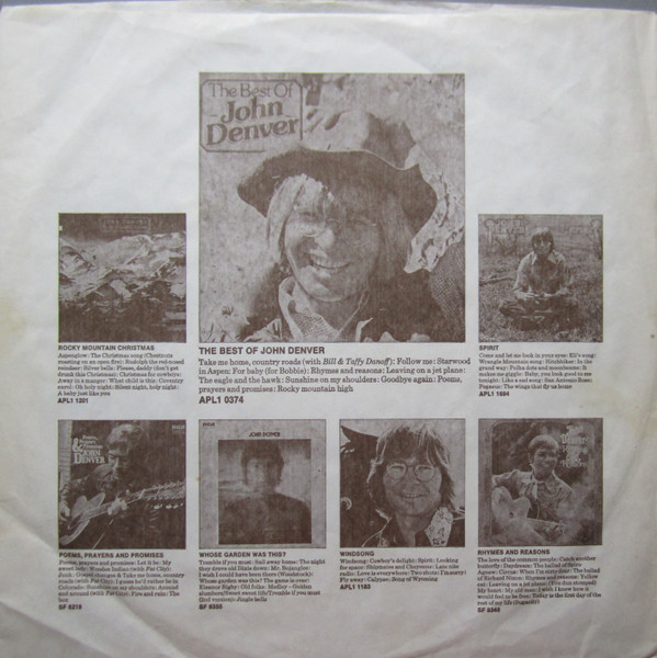 John Denver - Best Of  Volume 2 - Used Vinyl Record image 6