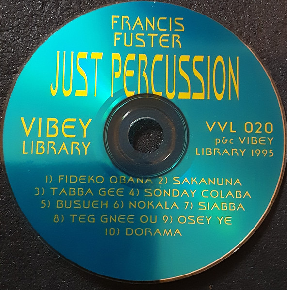 Francis Fuster - Just Percussion - Used CD image 3