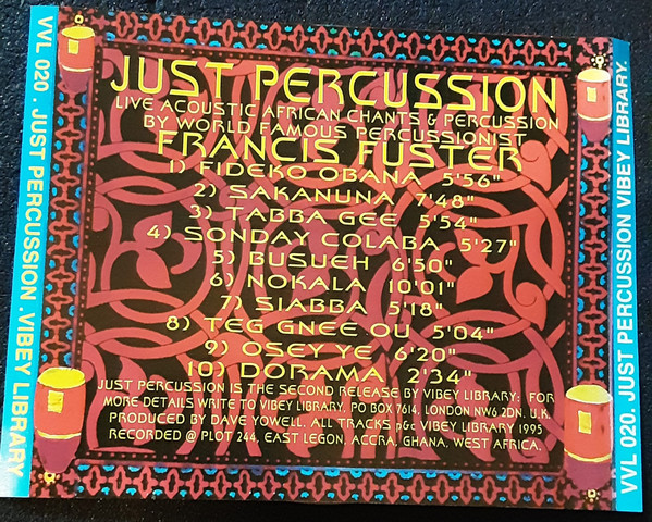 Francis Fuster - Just Percussion - Used CD image 4