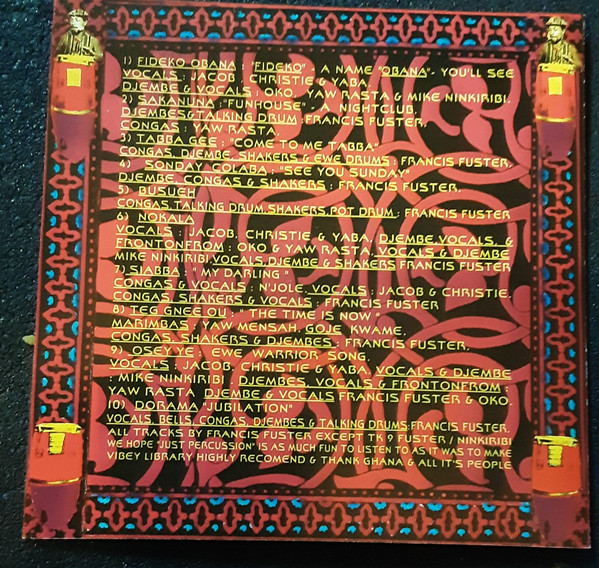Francis Fuster - Just Percussion - Used CD image 5