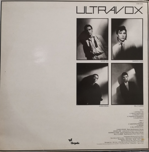 Ultravox - Vienna - Used Vinyl Record image 2