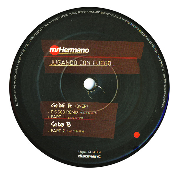 Mr. Hermano - Jugando Con Fuego - Used Vinyl Record 12" image 4