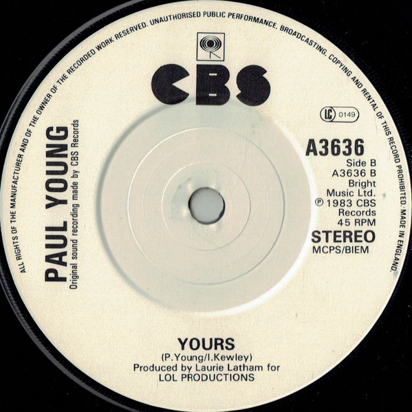 Paul Young - Come Back And Stay (Single Remix Version) - Used Vinyl R image 4