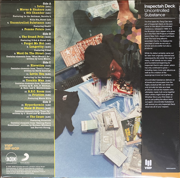 Inspectah Deck - Uncontrolled Substance - Vinyl Record image 2