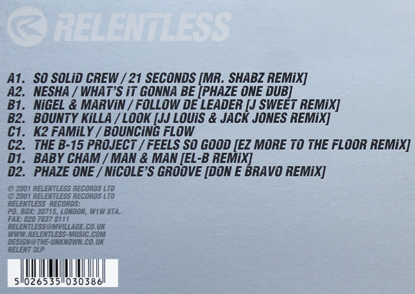 Various - Relentless (Summer Sampler) - Used Vinyl Record 12" image 3