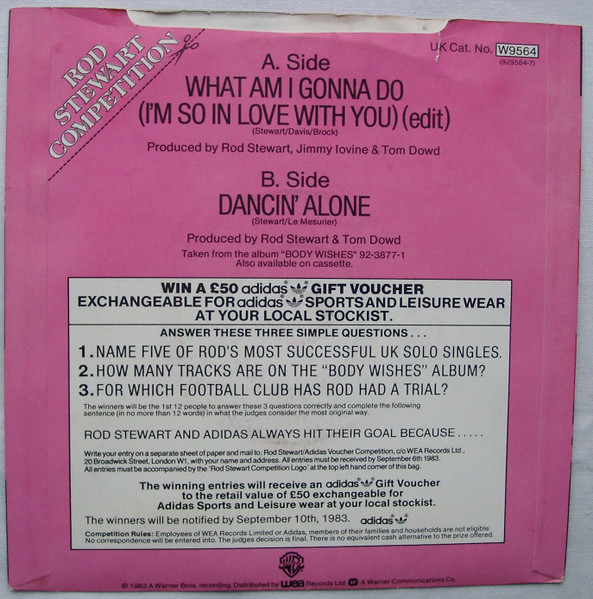 Rod Stewart - What Am I Gonna Do (I'm So In Love With You) - Used Vin image 2