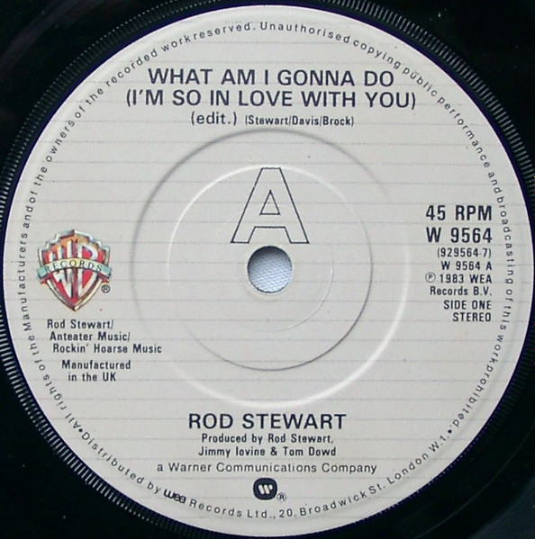 Rod Stewart - What Am I Gonna Do (I'm So In Love With You) - Used Vin image 3