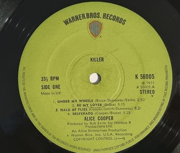 Alice Cooper - Killer - Used Vinyl Record image 8