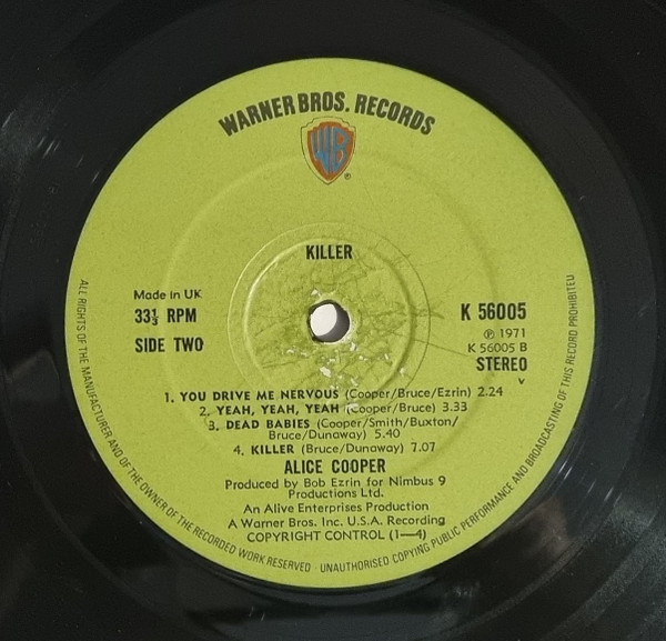 Alice Cooper - Killer - Used Vinyl Record image 9
