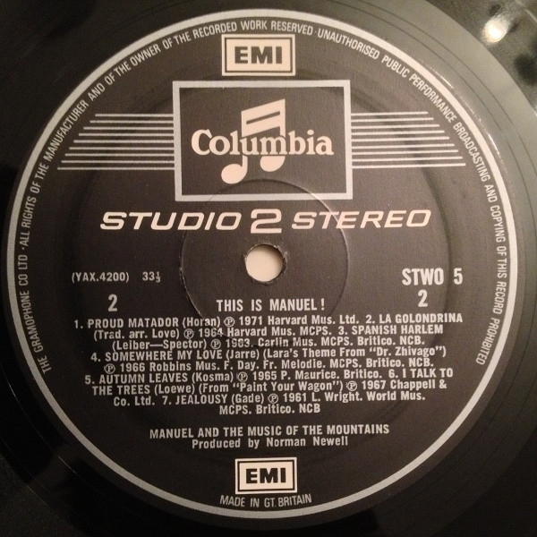 Manuel And His Music - This Is Manuel - Used Vinyl Record image 4