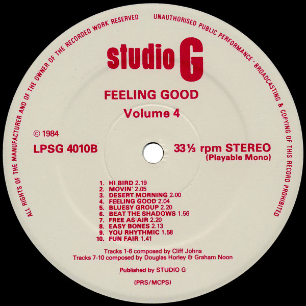 Douglas Horley - Feeling Good Volume 4 - Used Vinyl Record image 4