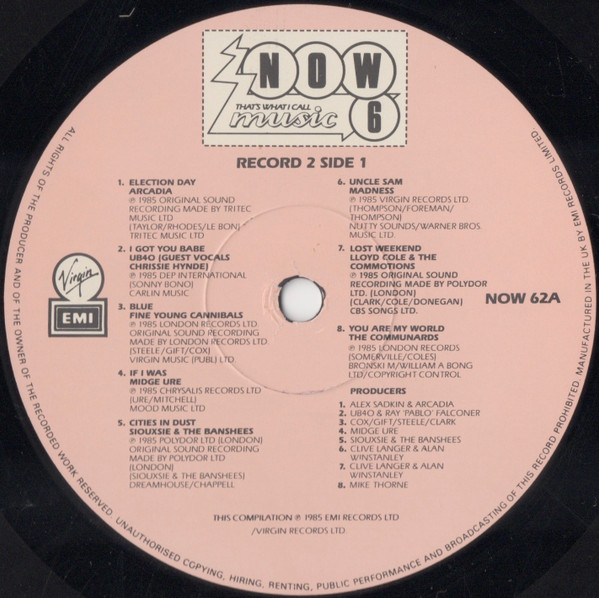 Various - Now That's What I Call Music 6 - Used Vinyl Record image 4
