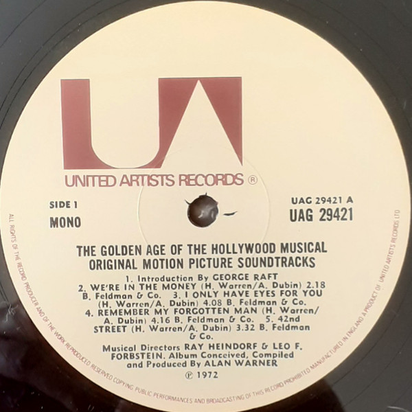 Various - Golden Age Of The Hollywood Musical - Original Motion Picture image 8