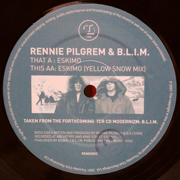 Rennie Pilgrem & B.L - Eskimo - Used Vinyl Record 12" image 3