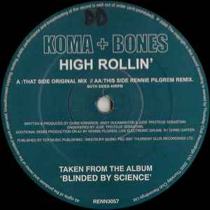 Koma & Bones - High Rollin' - Used Vinyl Record 12" image 1