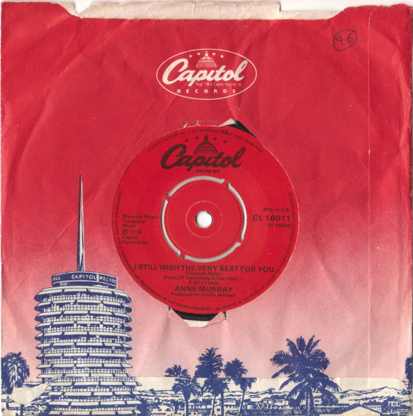 Anne Murray - You Needed Me - Used Vinyl Record 7" image 4