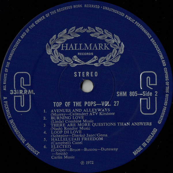 Top Of The Poppers - Top Of The Pops Vol. 27 - Used Vinyl Record image 4