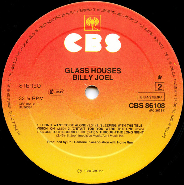 Billy Joel - Glass Houses - Used Vinyl Record image 4