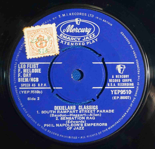 Phil Napoleon’s Em - Dixieland Classics - Used Vinyl Record 7 image 4