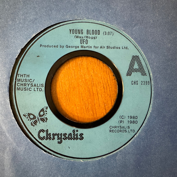 UFO - Young Blood - Used Vinyl Record 7" image 2