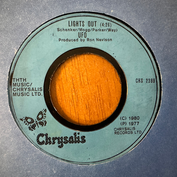 UFO - Young Blood - Used Vinyl Record 7" image 3