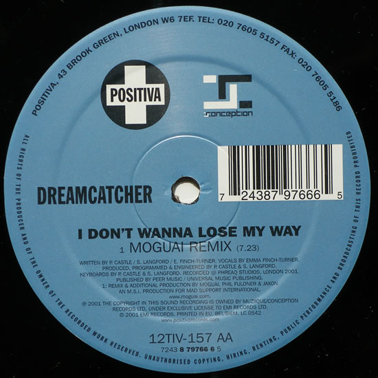 Dreamcatcher - I Don't Wanna Lose My Way 12"(1 Of 2) - Used Vinyl Rec image 4