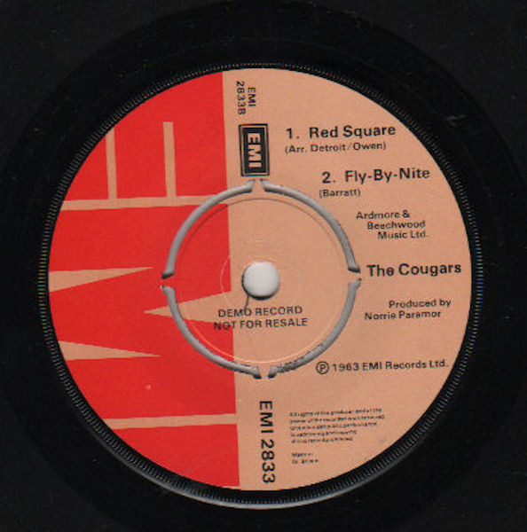 Cougars - Saturday Nite With - Used Vinyl Record 7" image 4