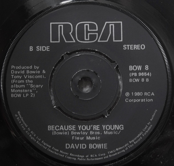 David Bowie - Scary Monsters (And Super Creeps) - Used Vinyl Record 7 image 4