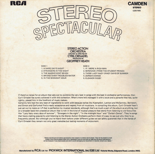 Stereo Action Orches - Thrill To The Exciting Sounds Of Stereo Spect image 2